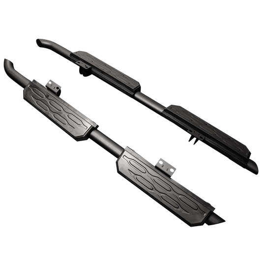 Land Rover Defender 110/130/OCTA URBAN Black Shadow Side Steps - Hex Finish