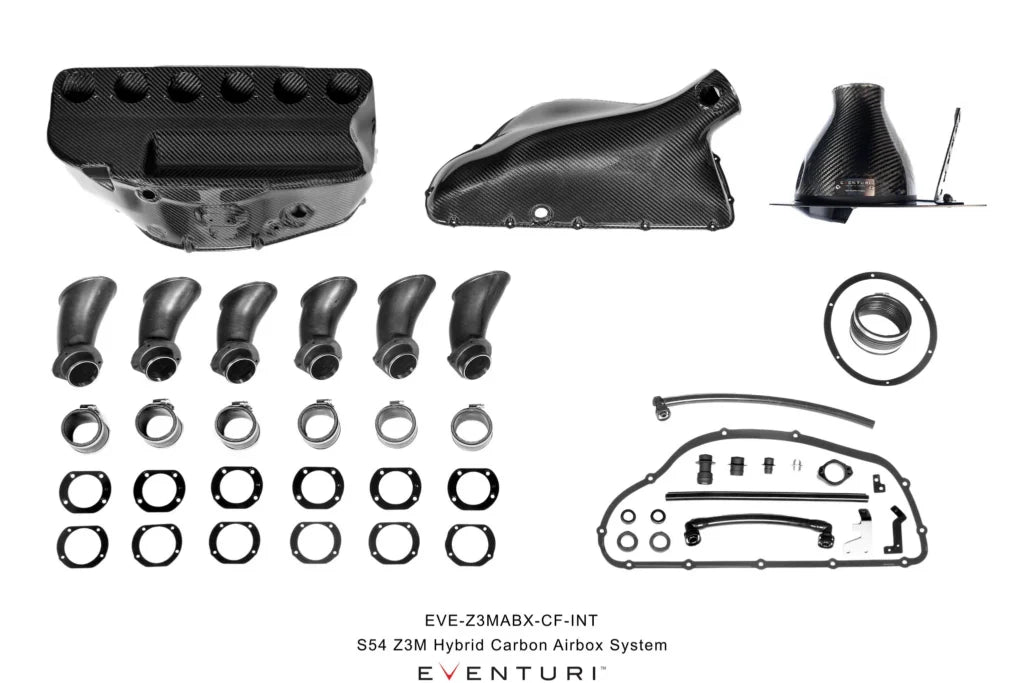 BMW E36 S54 Z3M Hybrid Carbon Airbox with Full Intake