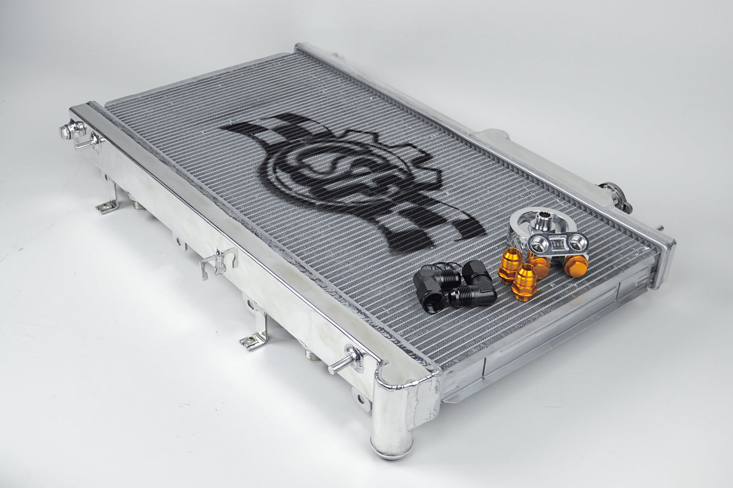 Subaru STI/WRX 08+ Multi-Fit Race Radiator w/ Oil Cooler + Mocal Plate