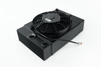 Universal Drag/Tuck Radiator Black 10.5"x10"x3.6" w/ 9" SPAL Fan