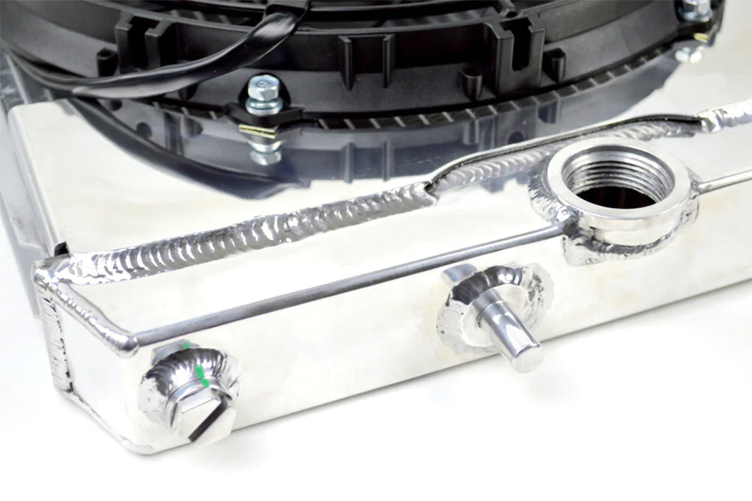 Mitsubishi Evo 4-9 Full Size Slim Radiator w/ 12" SPAL Fan