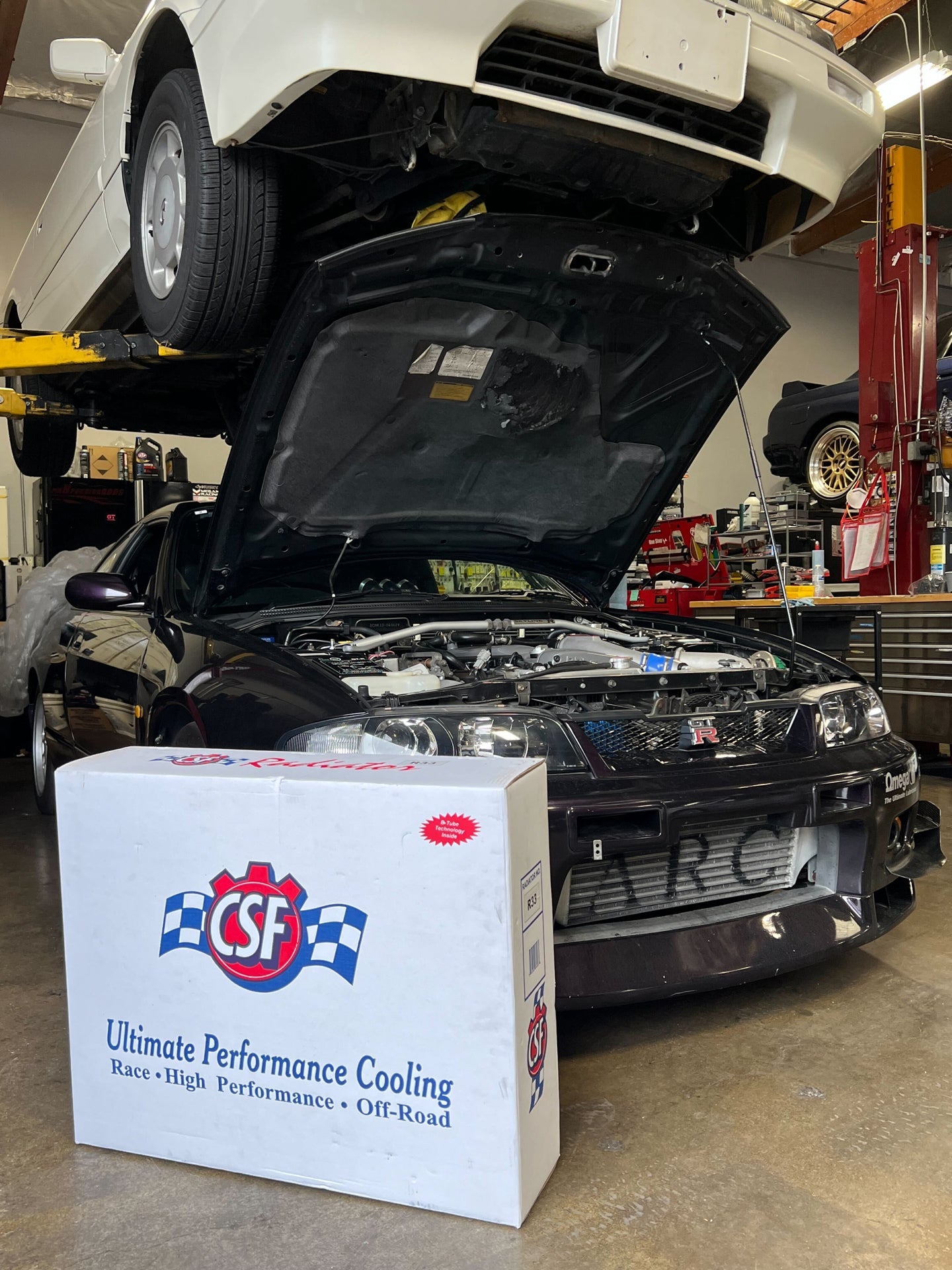 Nissan Skyline R33 GT-R 95-98 Radiator Black