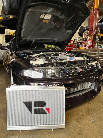 Nissan Skyline R33 GT-R 95-98 Radiator Black