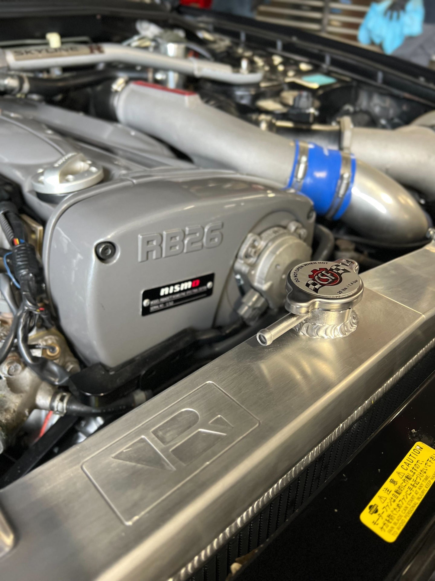 Nissan Skyline R33 GT-R 95-98 Radiator Black