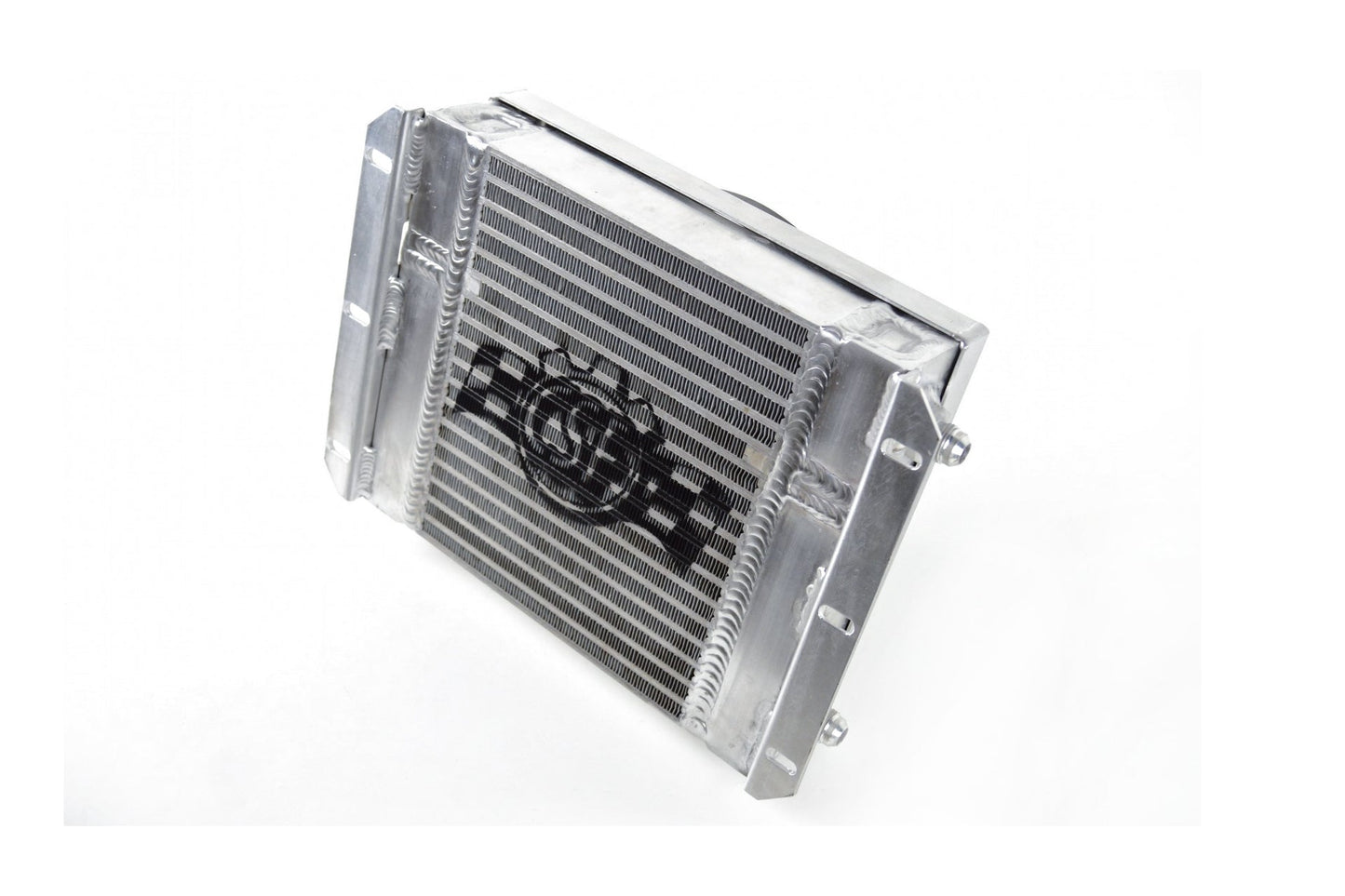 Universal Dual Fluid Oil Cooler 13.8"x10" Bar&Plate w/ 9" SPAL Fan