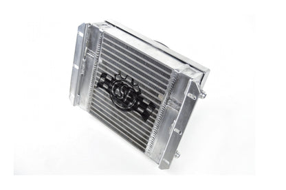 Universal Dual Fluid Oil Cooler 13.8"x10" Bar&Plate w/ 9" SPAL Fan