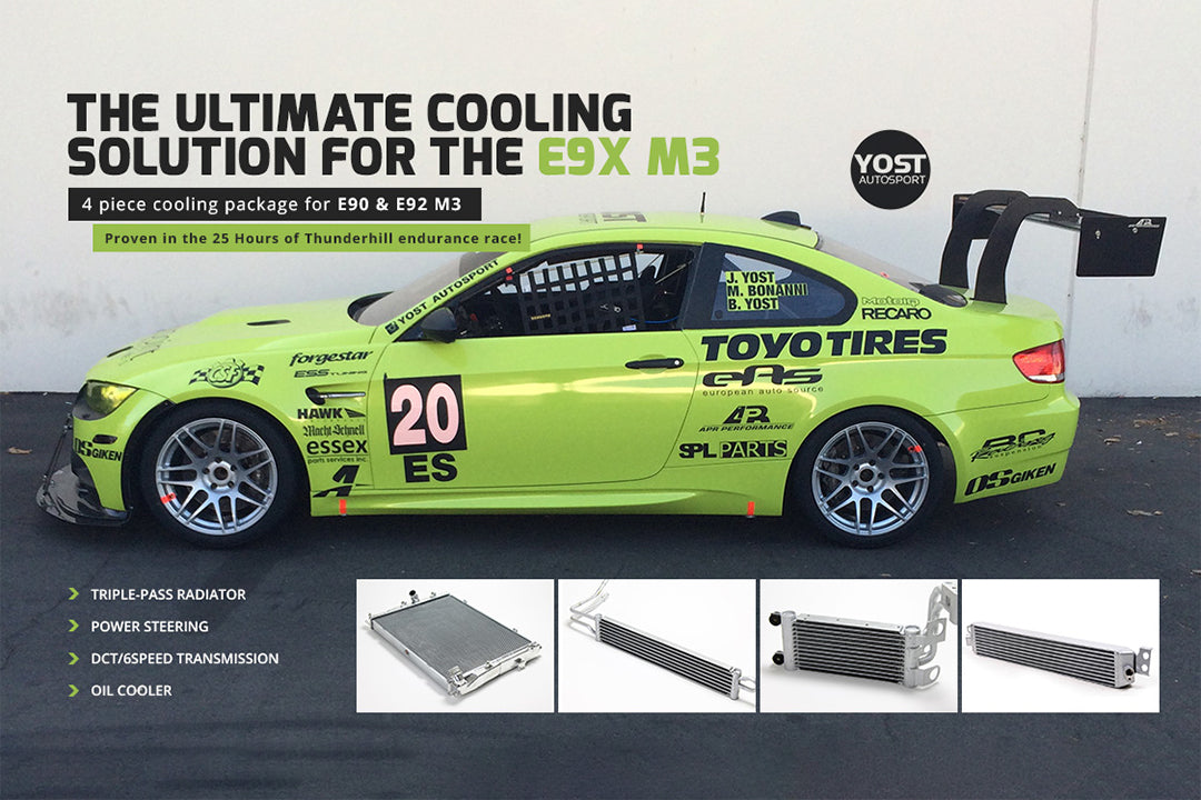 BMW E9X M3 Race-Spec Transmission Oil Cooler / E90 Engine Oil Cooler / 1M / E82 135i