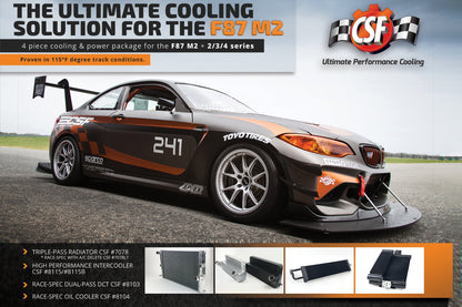 BMW F87 M2 Race-Spec Dual-Pass DCT Cooler