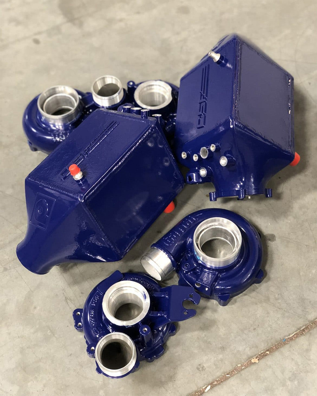 BMW F1X M5/M6 Twin Charge Air Cooler Set Black