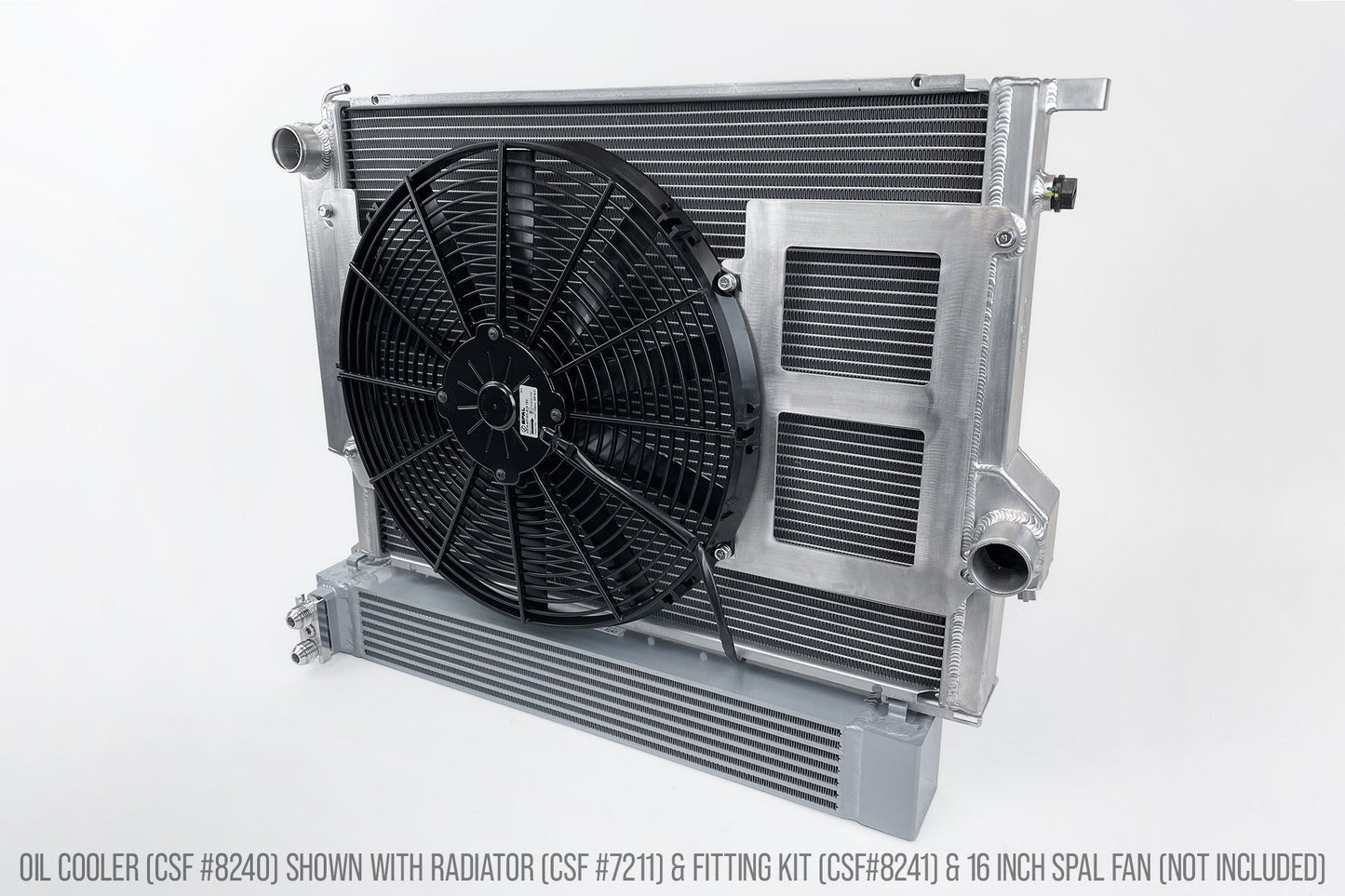 BMW E46 S54 Swap Radiator Dual-Pass (w/ A/C)