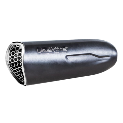 Remus NXT Edelsahl schwarz NXT Slip On Racing silencer, stainless steel black