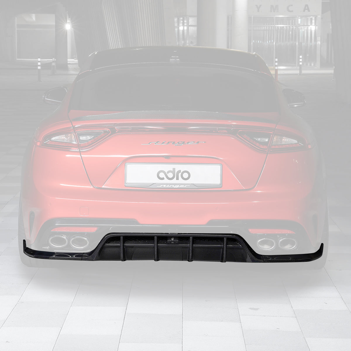 Kia Stinger Rear Diffuser