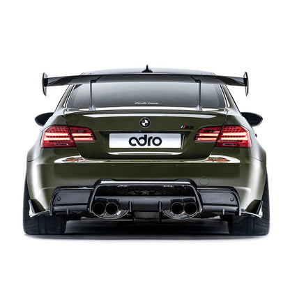 BMW E92 M3 AT-R1 Swan Neck Wing Curved