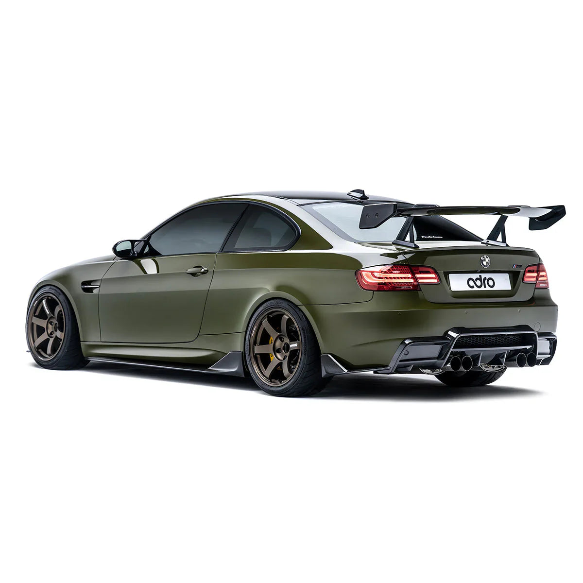 BMW E92 M3 AT-R1 Swan Neck Wing Curved