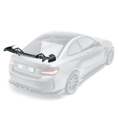 BMW F87 M2 AT-R1 Swan Neck Wing Curved