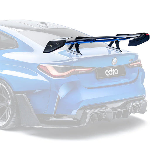 BMW G82 M4 AT-R3 Swan Neck Wing Curved