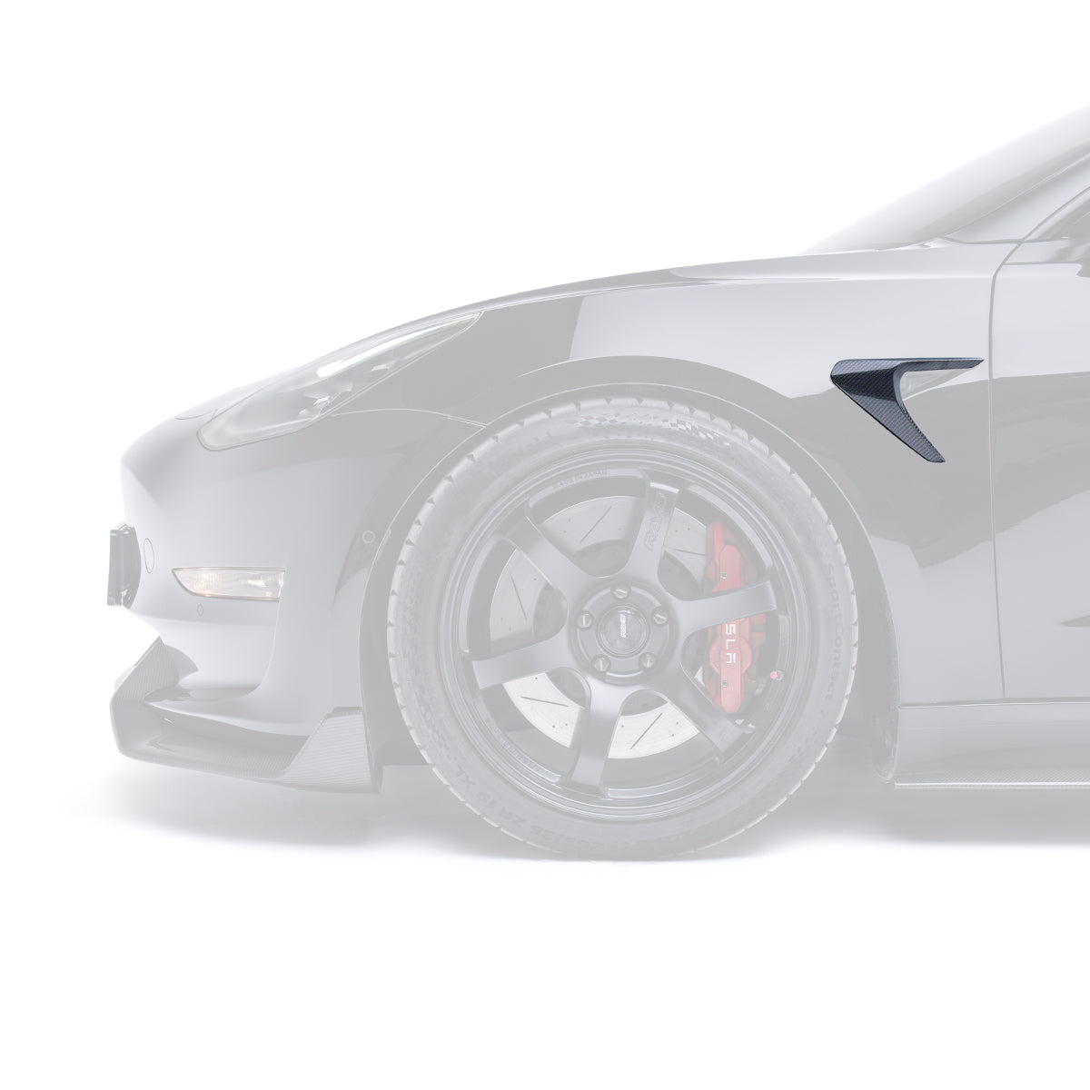 Tesla Model 3 Side Camera Covers