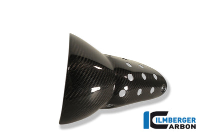 front exhaust heat shield carbon