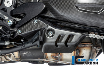 Exhaust cover left Ducati Diavel V4 from 2023