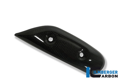 Exhaust heat shield at the manifold extended version carbon
