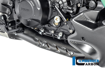 Exhaust heat shield at collector Ducati Diavel Bentley matte