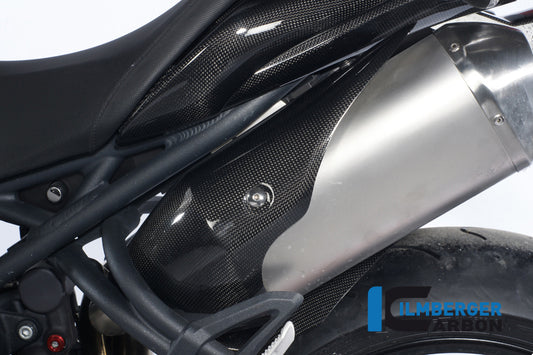 Exhaust heat shield end cap left for Triumph Speed Triple 1050