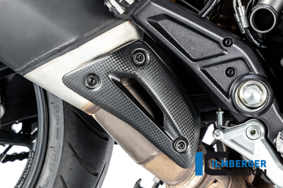 Exhaust Heat Shield Silencer Carbon for Ducati Hypermotard from 2013