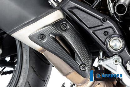 Exhaust Heat Shield Silencer Carbon for Ducati Hypermotard from 2013