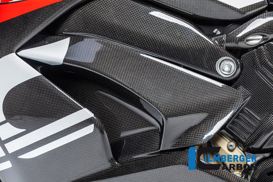 Side panel under the tank left gloss Panigale V4 / V4 S