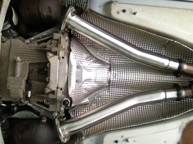 Aston Martin V8 Vantage Secondary Catalyst Delete Pipes