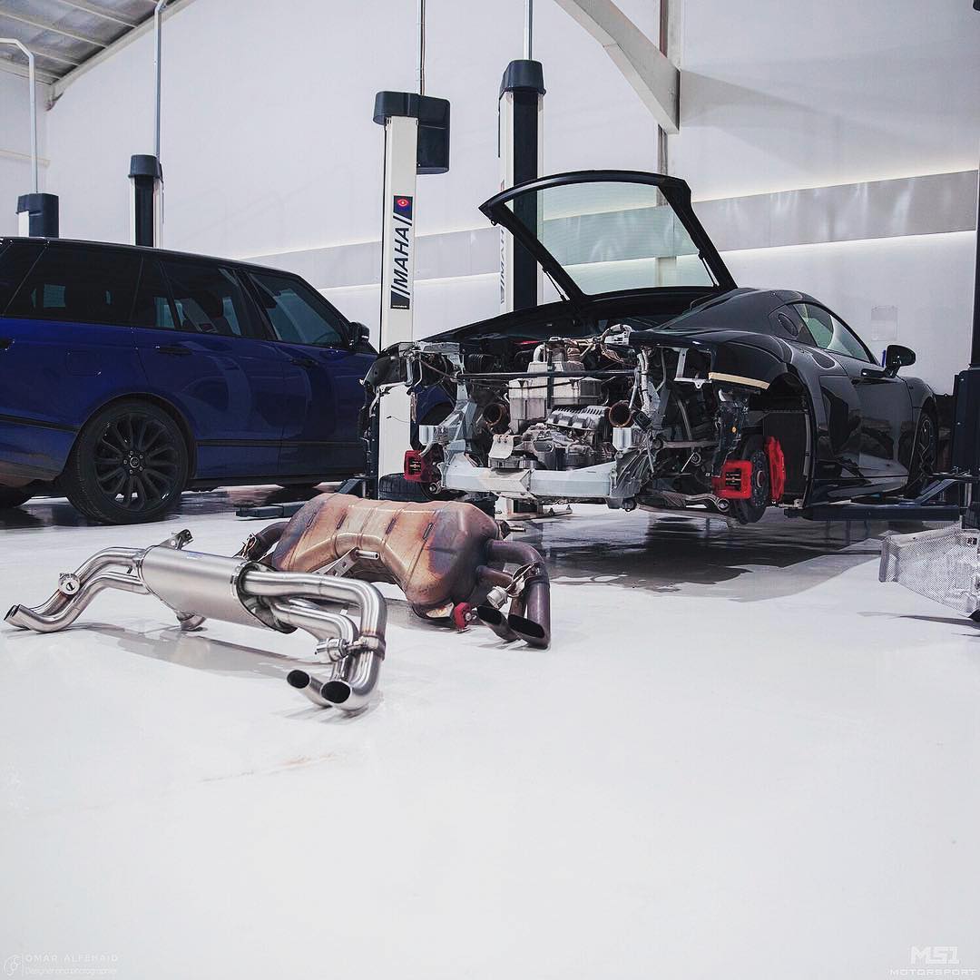 Audi R8 V10 non-GPF ROW Spec Titan Sport System w/ Sound Architect