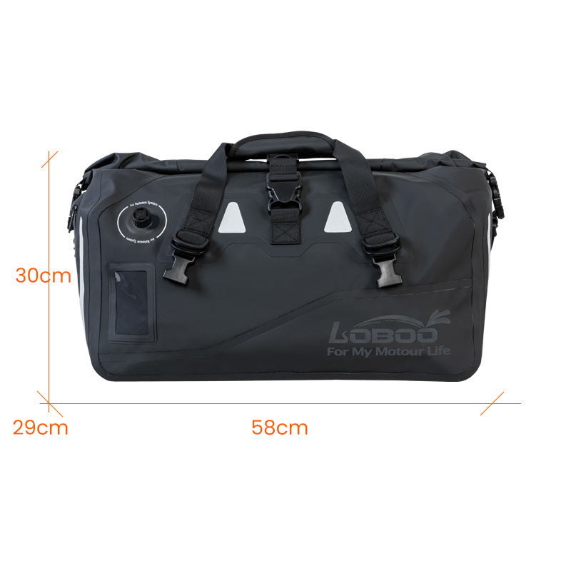 50L PVC Tail Bag  (With Magnetic Roll-top Closures)