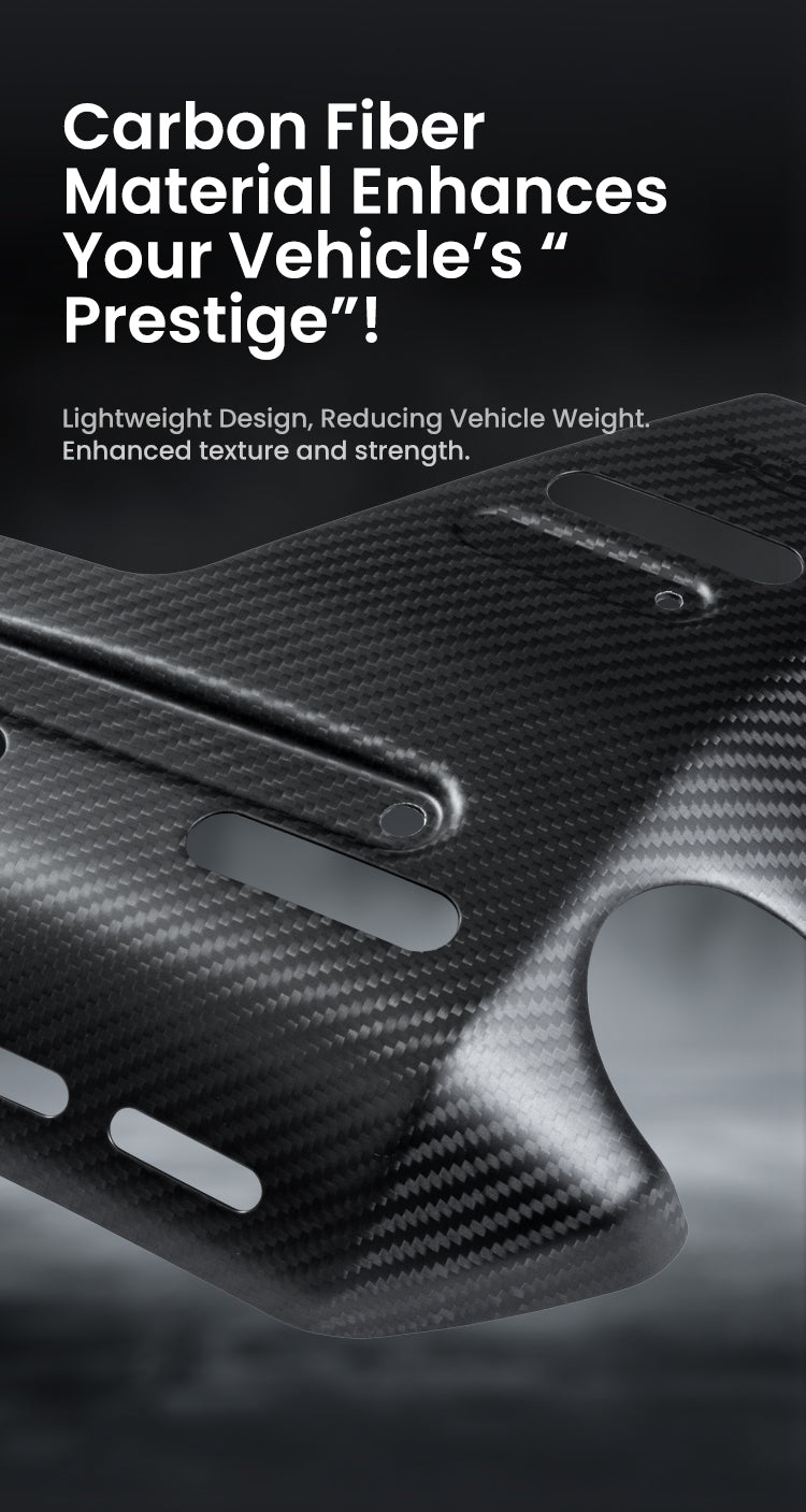 Radiator Carbon Fiber Protective Cover Fastener Set Glossy