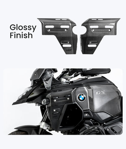 Radiator Carbon Fiber Protective Cover Fastener Set Glossy
