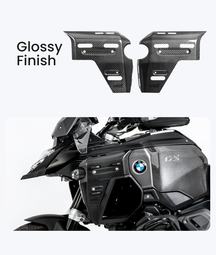 Radiator Carbon Fiber Protective Cover Fastener Set Matte