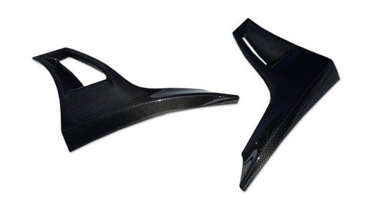 McLaren 720 Front Spoiler Attachment Visible Carbon