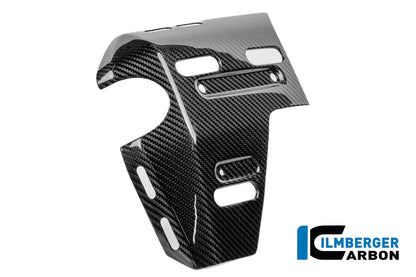 Left water radiator cover with holes for the luggage holder Carbon glossy R 1300 GS Adventure
