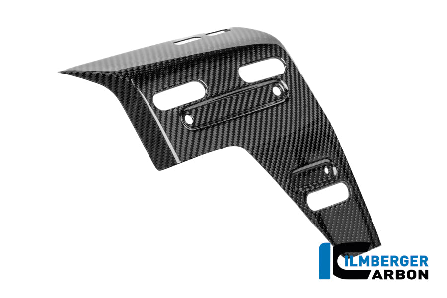 Right radiator cover with holes for luggage rack Glossy carbon R 1300 GS Adventure