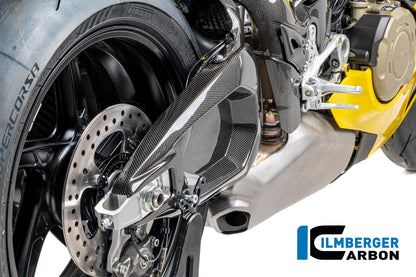 Swingarm covers right carbon gloss Panigale V4 2025