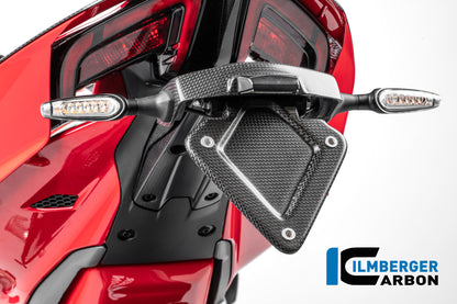 License Plate Holder Carbon Matte Panigale V4 2025