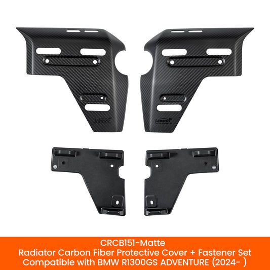 Radiator Carbon Fiber Protective Cover Fastener Set Matte