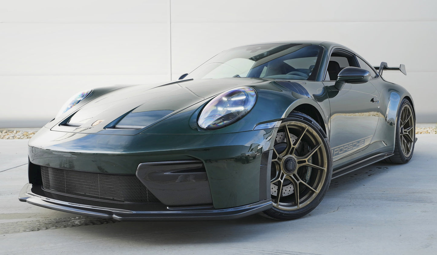 Porsche 992.2 GT3 Front air intake grilles, carbon matte