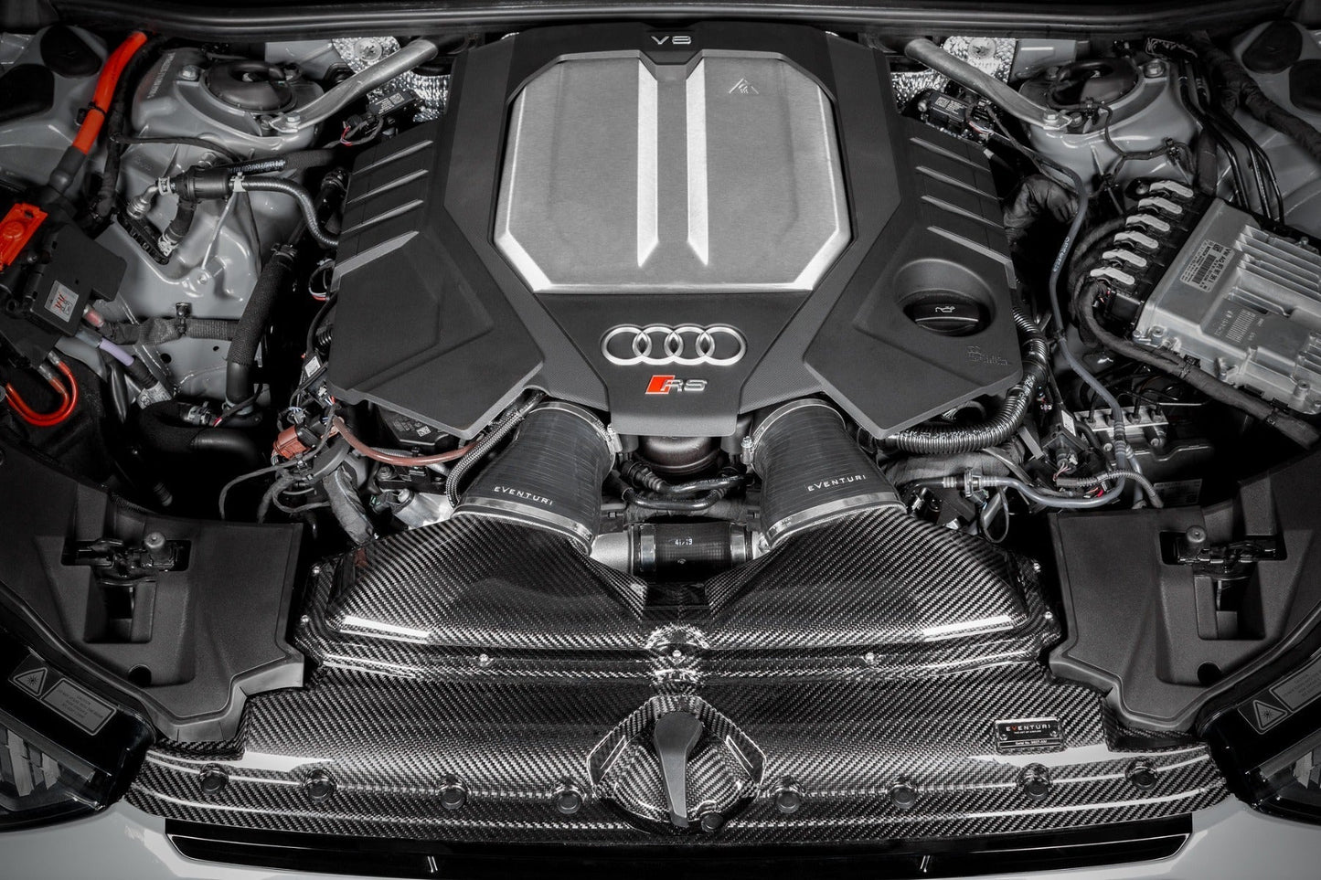 Audi C8 RS6 RS7 Black Carbon Intake