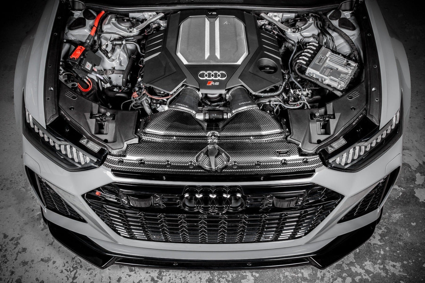 Audi C8 RS6 RS7 Black Carbon Intake
