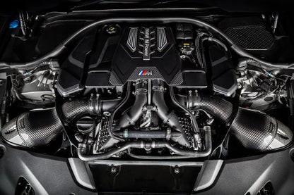 BMW F9X M5/M8 Black Carbon intake with shrouds