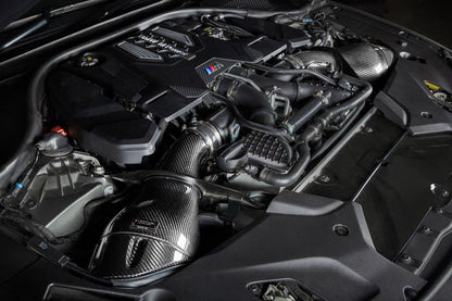 BMW F9X M5/M8 Black Carbon intake with shrouds