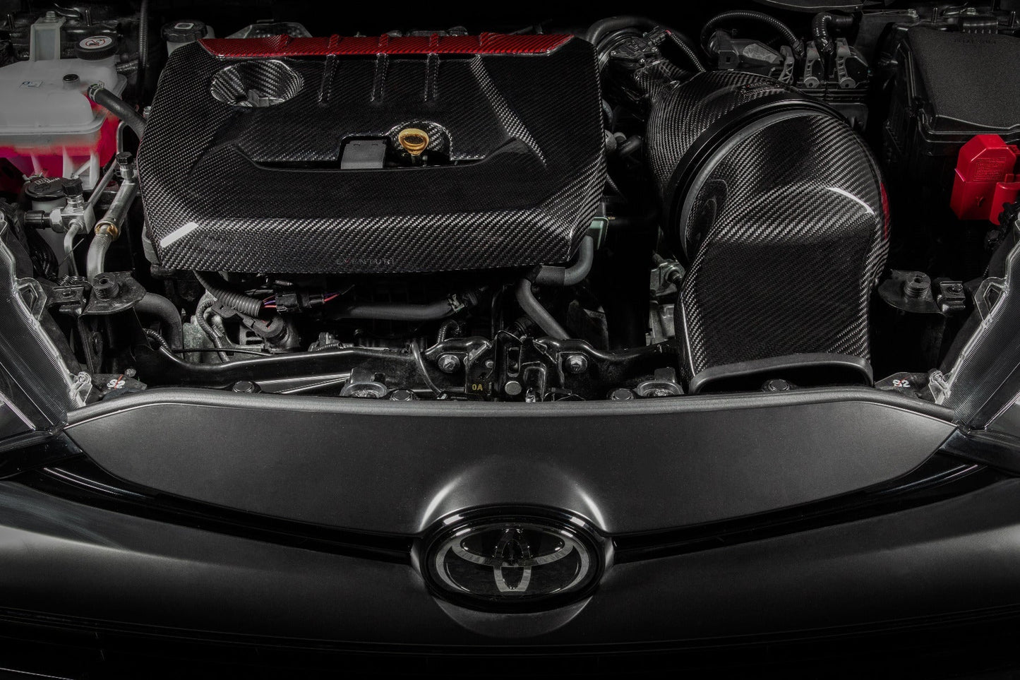 Toyota GR Yaris/Corolla Carbon Engine Cover - Matte