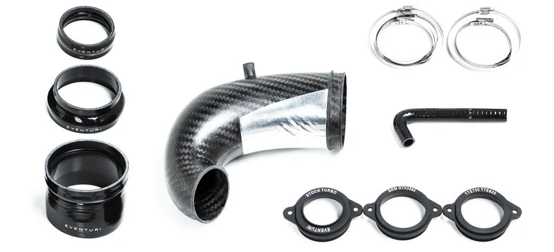 Audi RS3 / TTRS Gen 2 8V 8Y, RSQ3 & VZ5 Carbon Turbo Inlet with No Flange (Non USA)