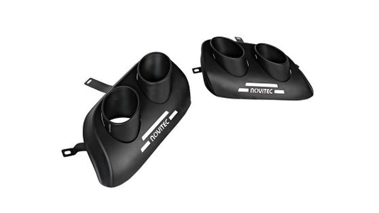 Ferrari 12Cilindri Tailpipes Set - Stainless Steel Black