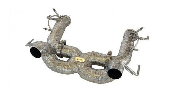 Ferrari SF90/XX Race Exhaust System - Stainless Steel - without flap-regulation